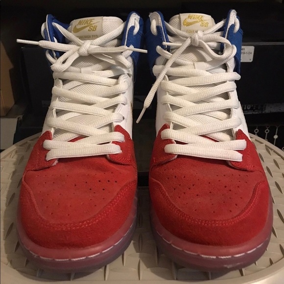 SOLD Nike dunk trico (red white and blue) - Picture 3 of 5